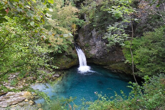 Blue Eye Ksamil Beach, Saranda day tour from Tirana Durres golem. - The Blue Eye, Albania’s sapphire spring