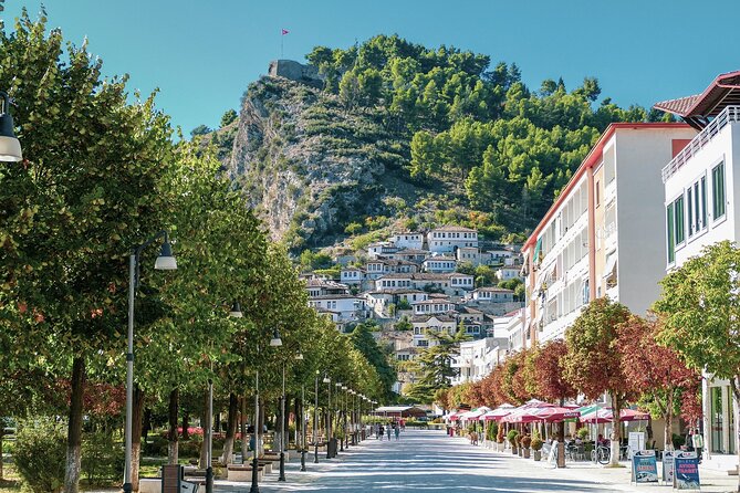 Day tour of Berat UNESCO city , castle and Belshi Lake - A family meal inside the old quarter
