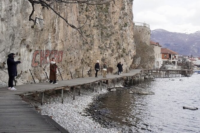 Day tour of Ohrid & St. Naum, N Macedonia from Tirana - Bay of the Bones: a quick prehistoric stop