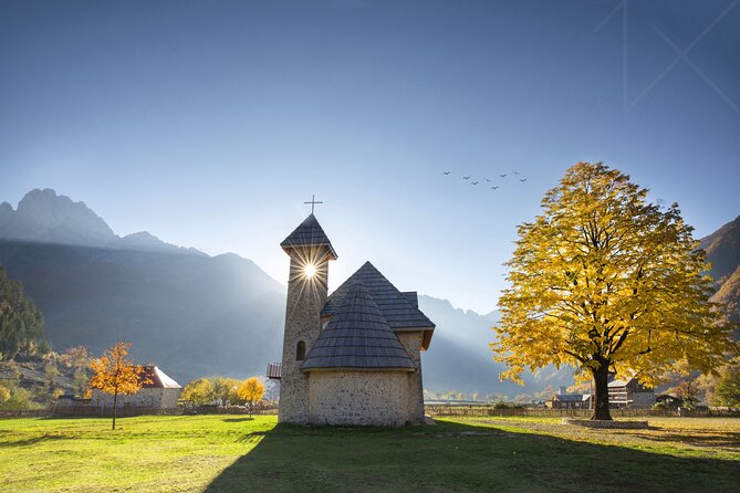 Day Tour of Theth & Hike to Blue Eye from Tirana, Durres/Shkoder - The Church of Theth and its quiet mountain setting