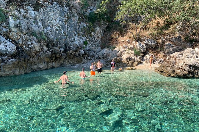Discover Sazan Island, Haxhi Ali Cave, and Karaburun Hidden Gems - Seeing Karaburun’s bunkers from the speedboat
