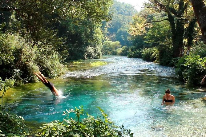 Explore Blue Eye- The Monument of Nature - Walking from the parking area to the spring