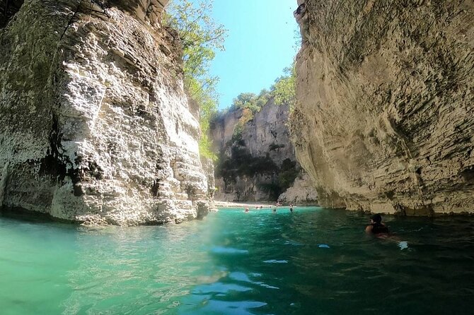 From Berat exploring Bogova waterfall & Osumi canyon - Bogova Waterfall is the swim stop