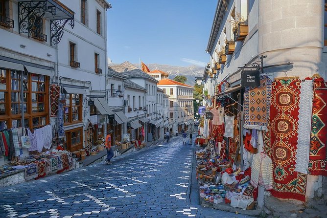 Gjirokastra- The Stone City & Blue Eye- The monument of Nature. - Gjirokastër Castle, Albania’s stone roof