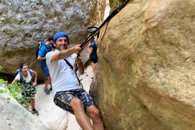 Gorge Walking & Rock Scramble The Canyon of Gjipe - One hour at a wild Ionian beach