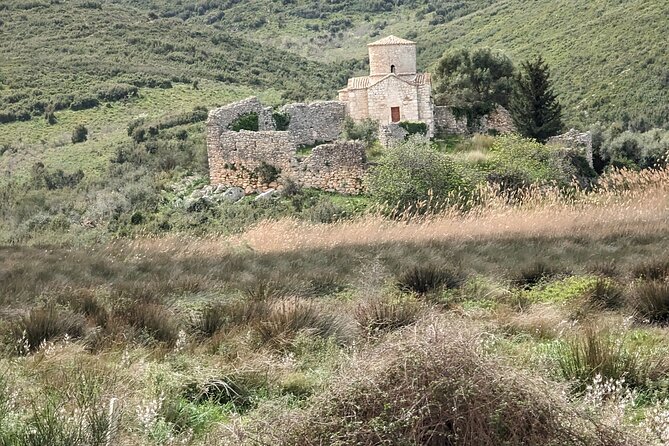 Llogara Caesar's Path,Orikum Park & Marmiroi Church Guided Tour - Entering Orikum Archaeological Park at Pasha Liman