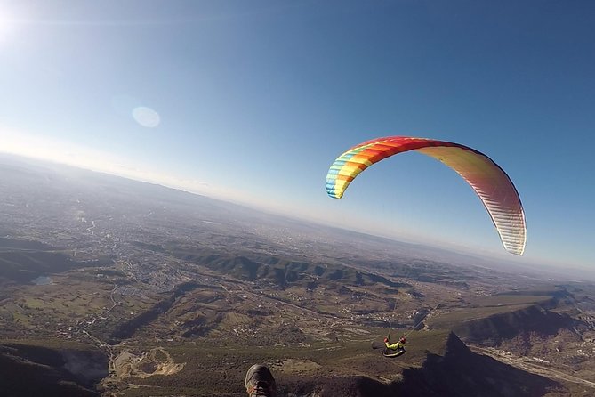Paragliding Tandem Experience From Dajti Mountain - Landing in a field and returning to the meeting point