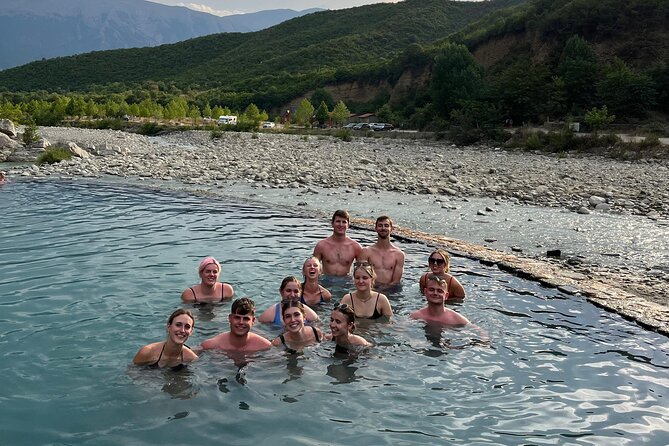 Sarande: Permet 4x4 Tour, Rafting and Thermal baths - Benja Thermal Baths after the rafting