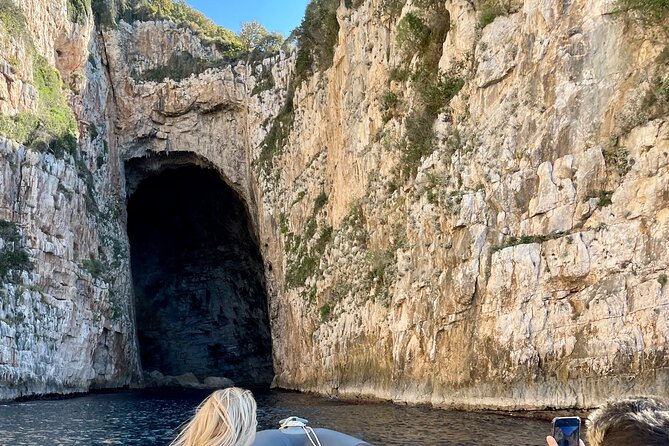 Secret Blue Gem Cave & Grama Bay Boat Tours Vlore - Bristani Bay and Meguci Bay for swimming