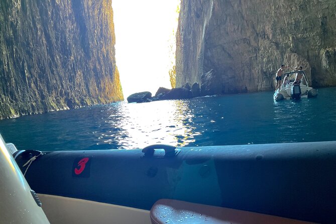 Secret Blue Gem Cave & Grama Bay Boat Tours Vlore - The Blue Cave at Llovizi