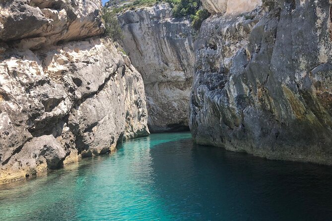 Secret Blue Gem Cave & Grama Bay Boat Tours Vlore - Llovizi Beach and the long stop at Grama Bay