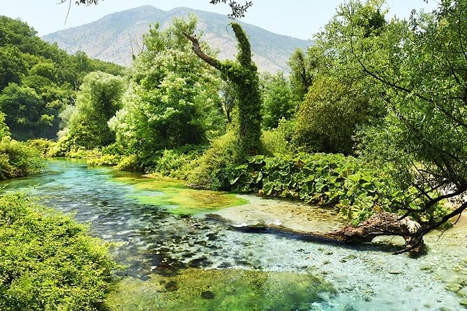 Tour to Butrint Antic City/Blue Eye Spring/Lekursi Castle - Lëkurësit Castle and Saranda from above