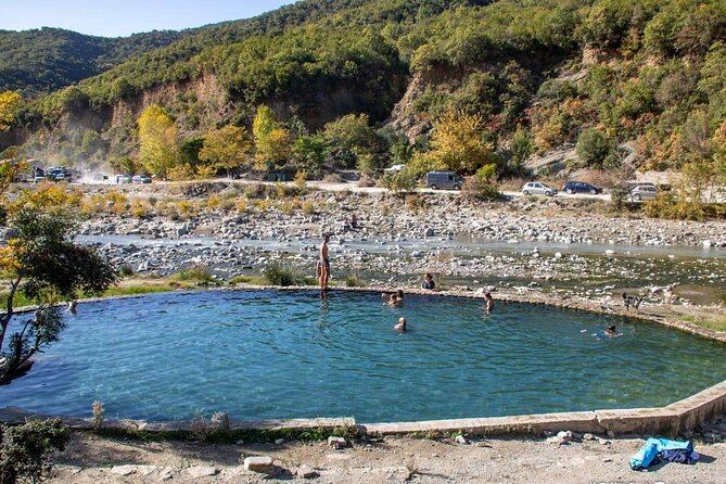 Visit Benje Thermal Baths & Kelcyra Waterfall & Langarica Canyon - Key points at a glance