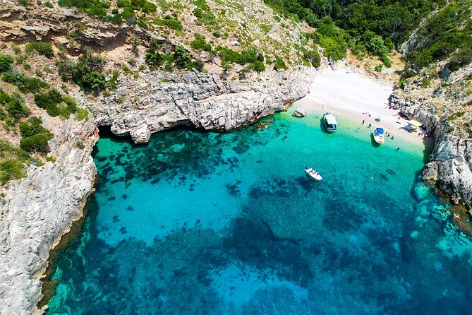 Vlore Private Boat Tour Blue Cave & Grama Bay Adventure - Dafina Cave and the appeal of short cave visits