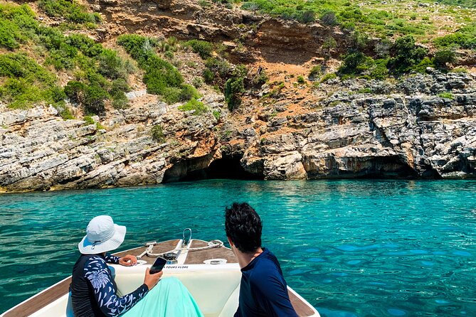 Vlore Private Boat Tour Blue Cave & Grama Bay Adventure - Inglezi Bay, a quiet place to pause