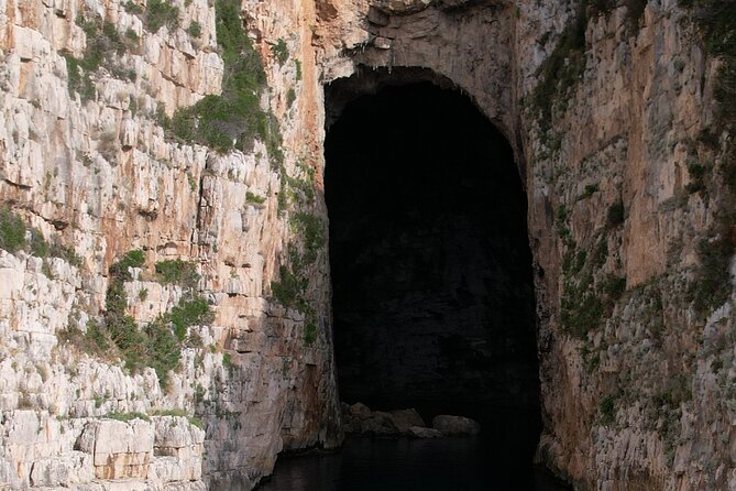 Vlore Private Boat Tour Blue Cave & Grama Bay Adventure - Blue Gem Cave makes a memorable color change