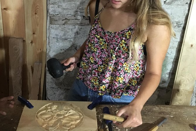 Wood Crafting Experience in Gjirokastra - Sketching your design before carving